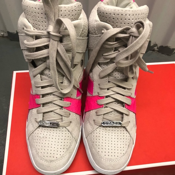 Coach 2012 Alexis Wedge Sneakers - Picture 1 of 5